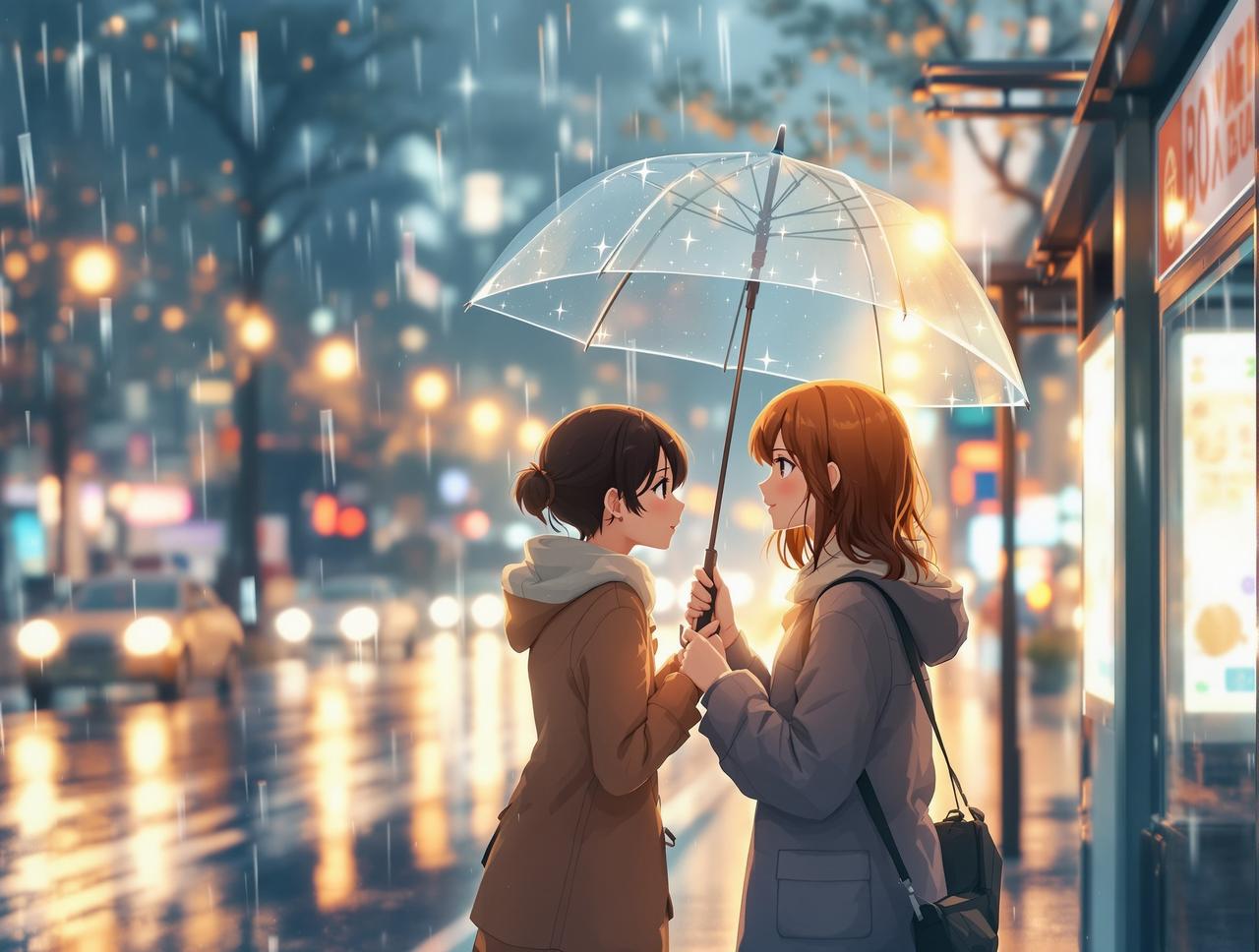 雨天的约定 - ai短剧贴吧都市情感题材短剧封面